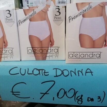 Intimo Culotte Donna - Pacco da 3 Pezzi - 24197